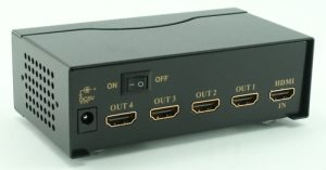 ⁦מפצל מסך HDMI 4 יציאות⁩ – תמונה ⁦2⁩
