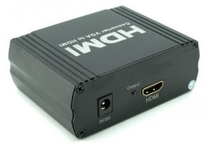 ⁦ממיר + שנאי VGAל HDMI⁩ – תמונה ⁦2⁩